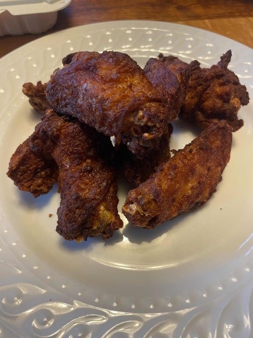 1/2 dozen Chicken Wings.