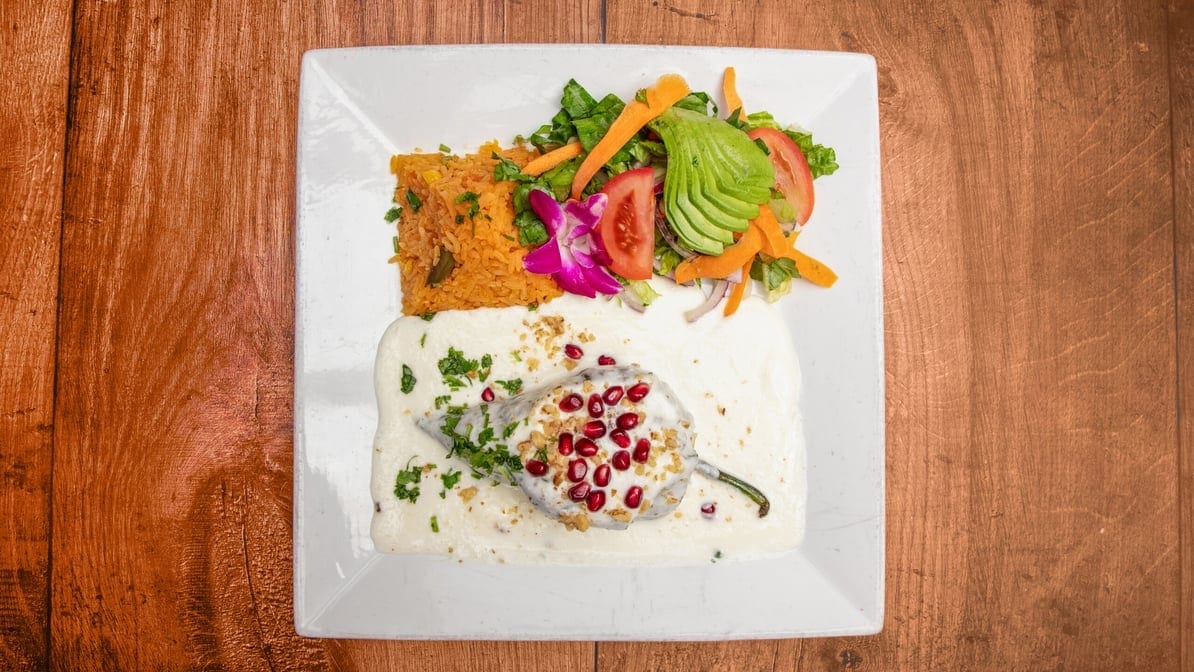 Chili Relleno Plate - Nogada.